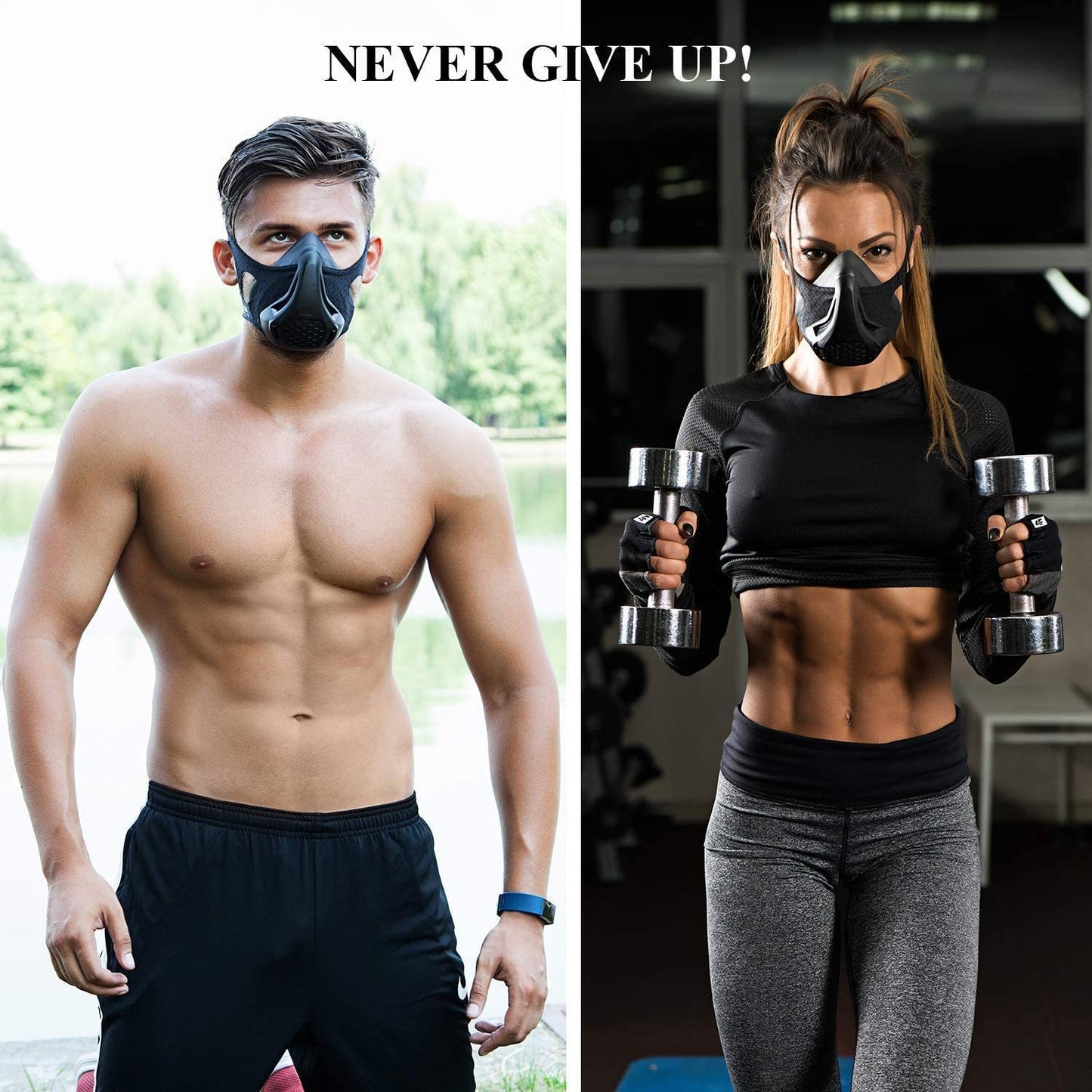 Elevation Resistance Training Cardio Workout Sports Mask With 24 level