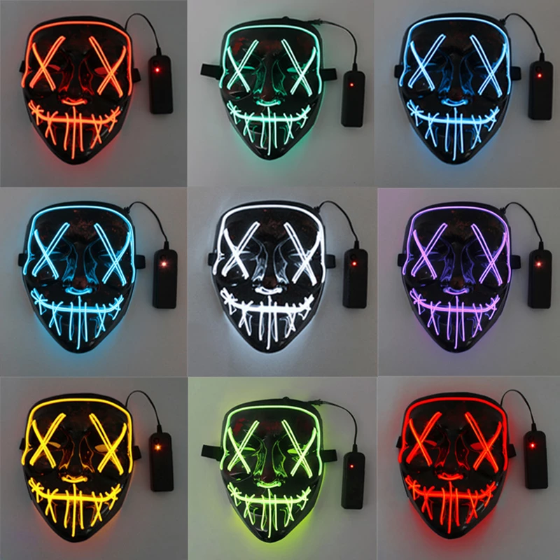 Neon Mask Led Glow Mask