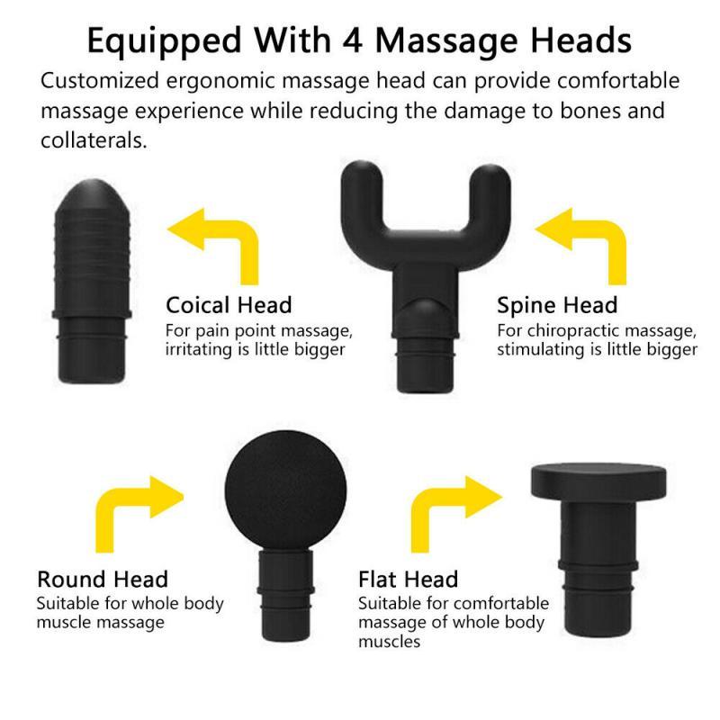 30 Speeds Premium 6 Heads  Handheld Massager