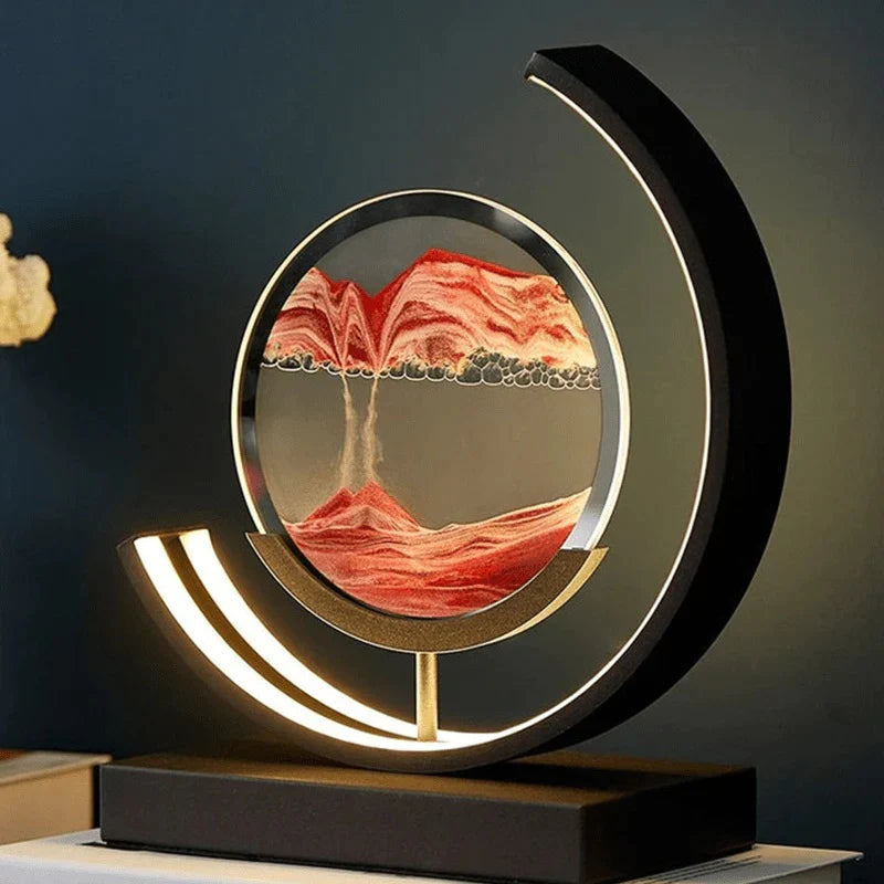 Moving Sand Sandscapes LED Table Lamp